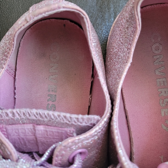 Pink Glitter Converse - Picture 6 of 9